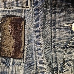 Men's Black jeans size 31/32. Some wear